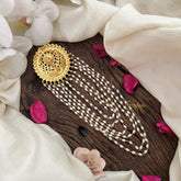 Vriksham Traditional Gold Finish Hair Ornament With Pearl Jada Billai-G19271